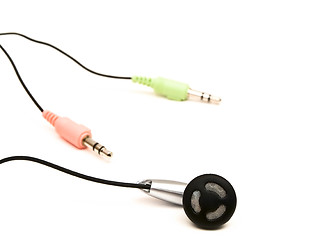 Image showing earphone and jackplugs 