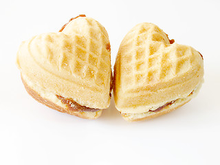 Image showing heart-like biscuits