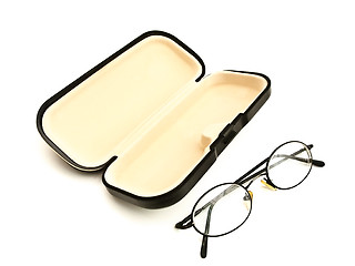 Image showing  eyeglasses and eyeglass case