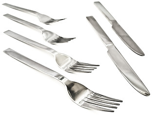 Image showing Forks and knifes