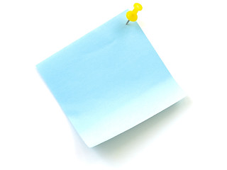 Image showing note pad with pin