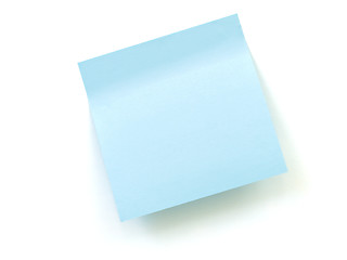 Image showing blue note pad