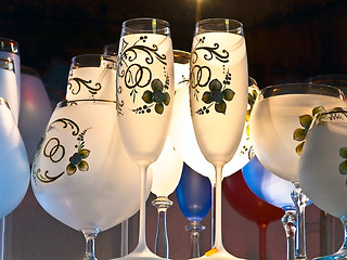 Image showing wedding glasses