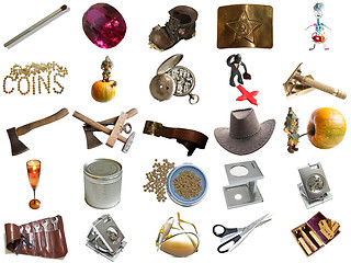 Image showing set from different everyday items