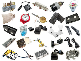 Image showing set from different everyday items