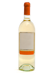 Image showing white wine bottle