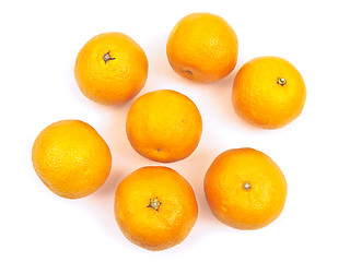 Image showing  orange mandarines