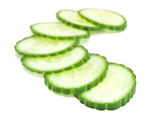 Image showing cucumber slices 