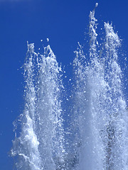 Image showing Fountain splash