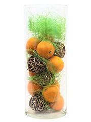 Image showing mandarines decoration