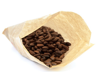 Image showing sack with coffee beans
