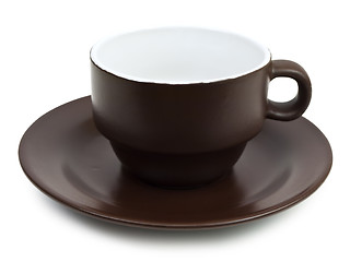 Image showing brown coffee cup