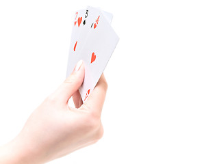 Image showing cards in hand