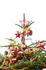 Image showing decorated christmas tree