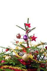 Image showing decorated christmas tree