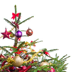 Image showing decorated christmas tree