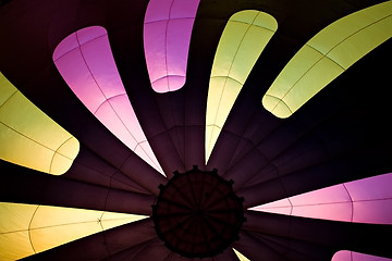 Image showing hot air balloon abstract interior