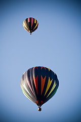 Image showing hot air balloons