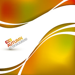 Image showing Colorful vector autumn background 