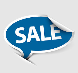 Image showing Vector Sale speech bubble