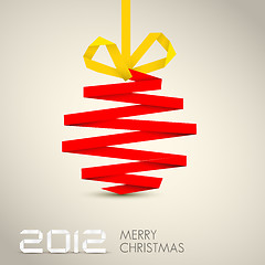 Image showing Simple vector christmas decoration