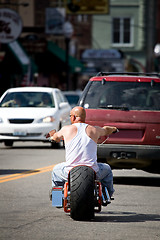 Image showing biker dude