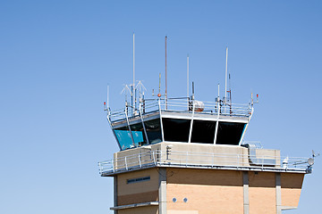 Image showing airport control tower