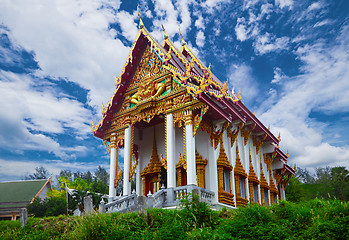 Image showing An old Buddhist temple