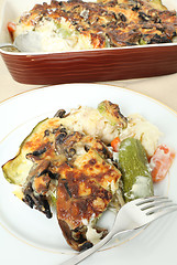 Image showing Vegetables in bechamel vertical