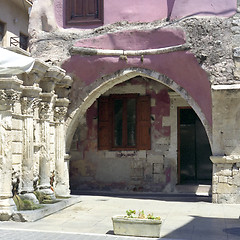 Image showing Rimondi Fountain and courtyard.