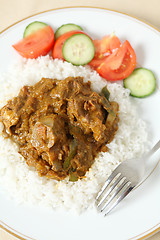 Image showing Lamb rogan josh vertical