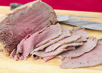 Image showing Sliced cold beef
