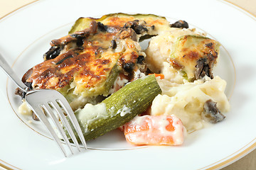 Image showing Vegetables in bechamel