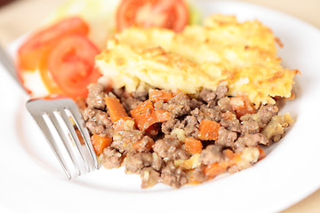 Image showing Shepherds pie shallow dof