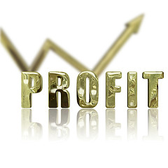 Image showing Profit Up & Up