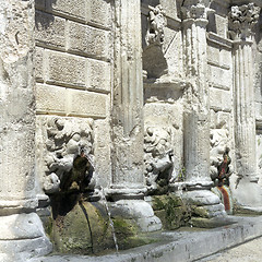 Image showing Greek fountain