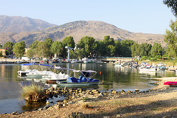 Image showing Pedal boats on Turtle River