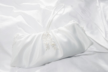 Image showing White Wedding Bag