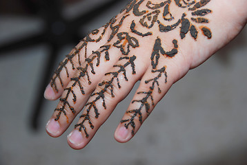 Image showing Henna Tattoo