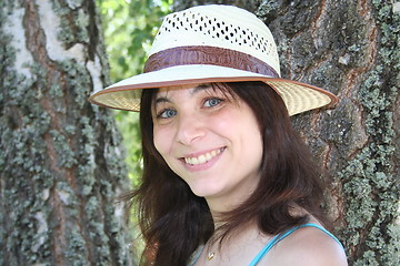 Image showing Smiling, beautiful woman