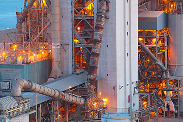 Image showing Cement Plant close up