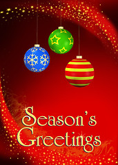 Image showing Season's greetings card