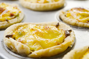 Image showing Vegetable and Cheese Tart