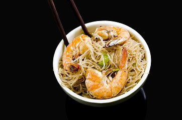 Image showing Pancit in Bowl