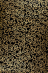 Image showing Golden abstract arabesque