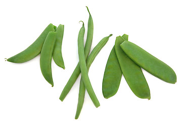 Image showing Peas, Beans and Mangetout