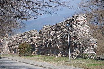 Image showing Gate of the fotress wall in Hissar, Bulgaria