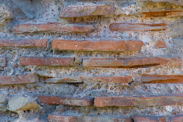 Image showing Close up - Hissar fortress wall in Bulgaria