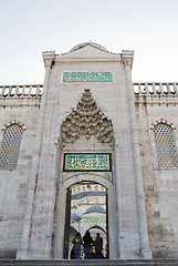 Image showing The Gate of The Blue Mosque