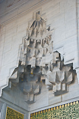 Image showing Wall ornaments of the Blue Mosque